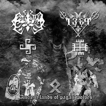 1389 - Ancient Lands of Pagan Wolves Album Cover Artwork