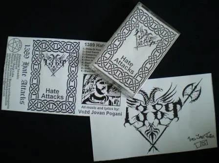 1389 - Hate Attacks Album Cover Artwork