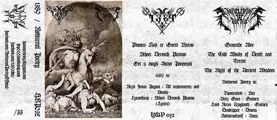1389 - Hymns of Human Destruction Album Cover Artwork