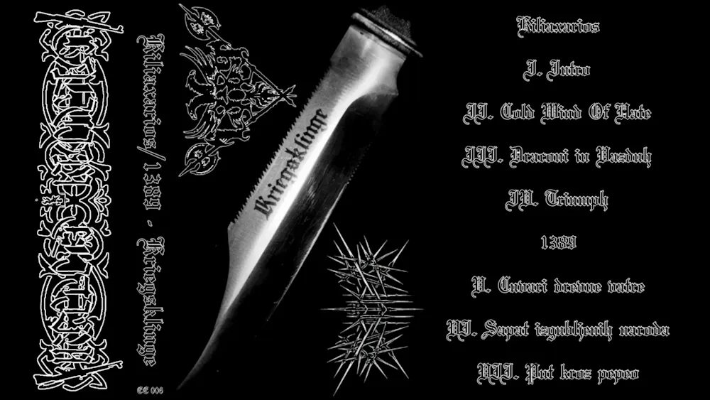 1389 - Kriegsklinge Album Cover Artwork