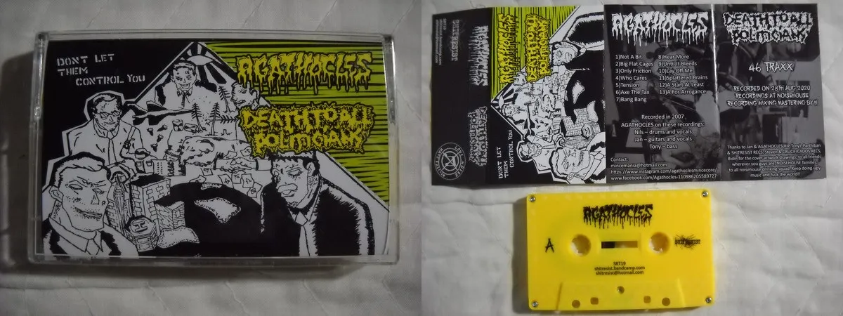 Agathocles - Don't Let Them Control You Album Cover Artwork