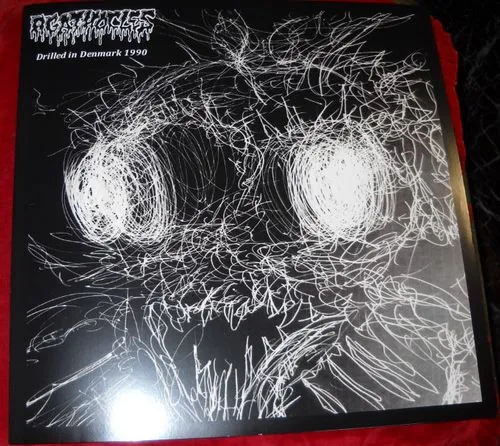 Agathocles - Drilled in Denmark 1990 Album Cover Artwork