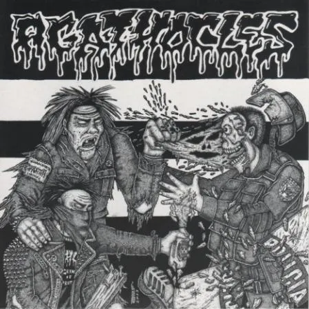 Agathocles - Living Hell Downfall Album Cover Artwork
