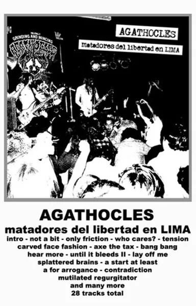 Agathocles - Matadores Del Libertad En Lima Album Cover Artwork