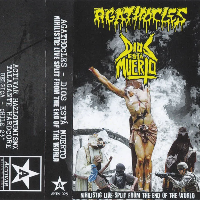 Agathocles - Nihilistic Live Split from the End of the World Album Cover Artwork