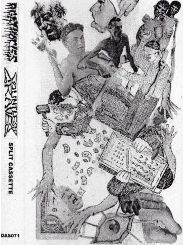 Agathocles - Split Cassette Album Cover Artwork