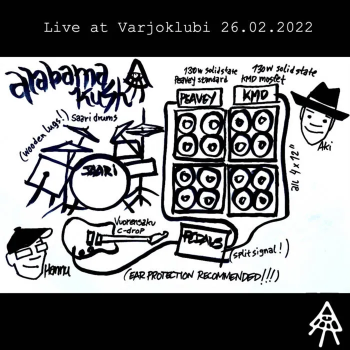 Alabama Kush - Live at Varjoklubi 26​.​02​.​2022 Album Cover