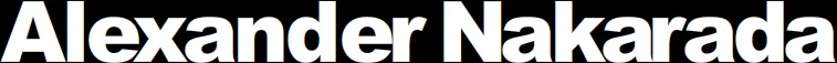 Alexander Nakarada Logo