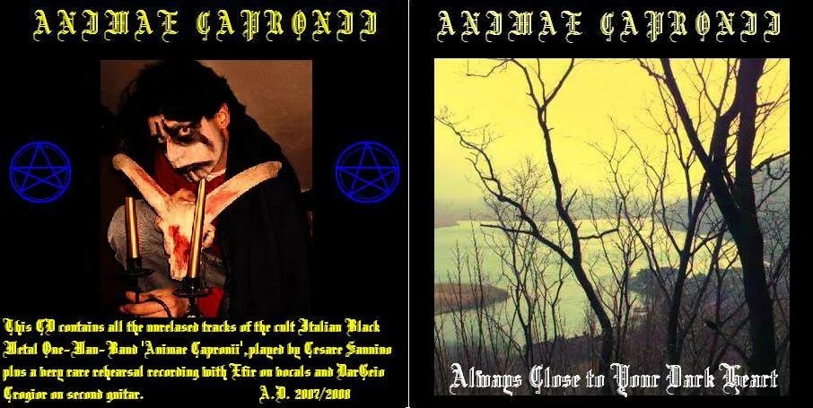 Animae Capronii - Always Close to Your Dark Heart Album Cover Artwork