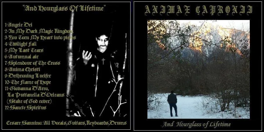 Animae Capronii - And Hourglass of Lifetime Album Cover Artwork