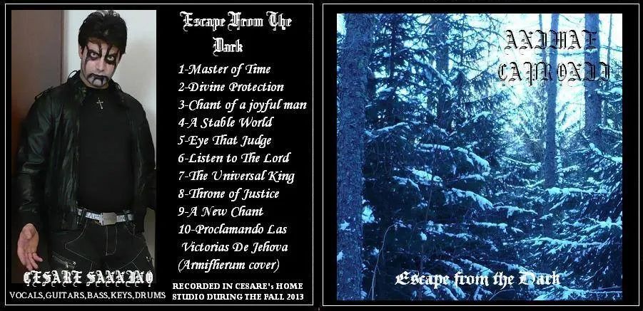 Animae Capronii - Escape from the Dark Album Cover