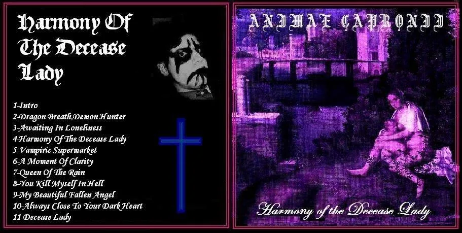 Harmony of the Decease Lady Album Cover