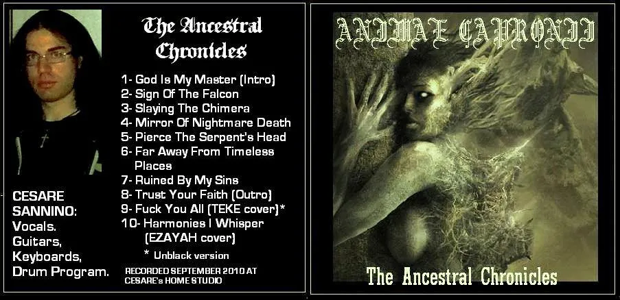 Animae Capronii - The Ancestral Chronicles Album Cover