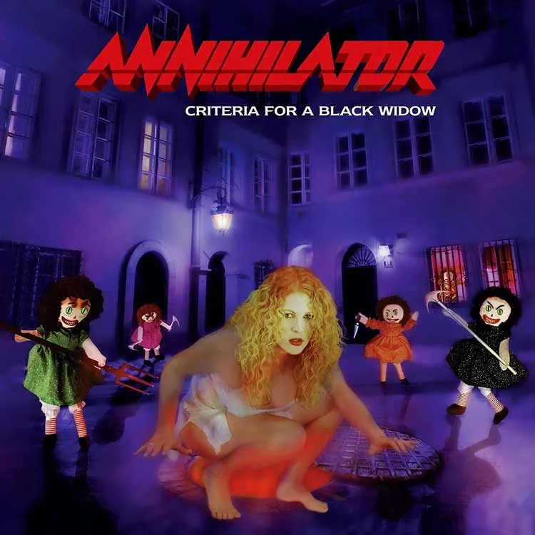 Annihilator - Criteria for a Black Widow Album Cover Artwork