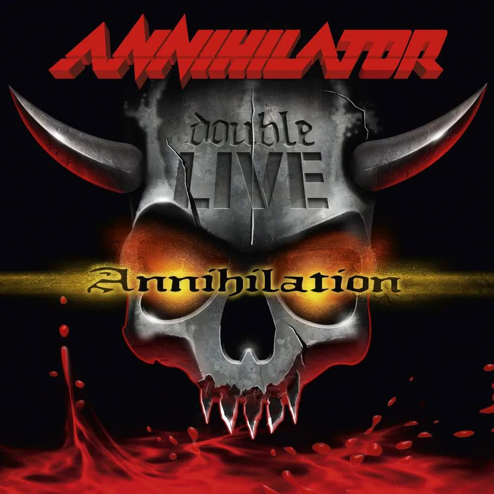 Annihilator - Double Live Annihilation Album Cover Artwork