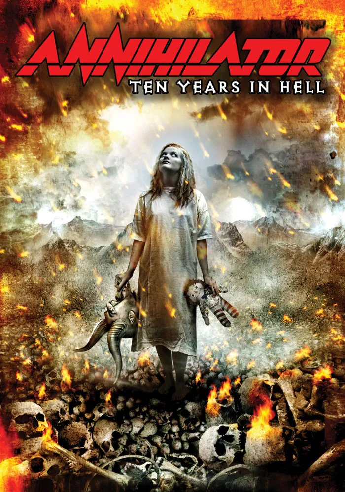 Annihilator - Ten Years in Hell Album Cover