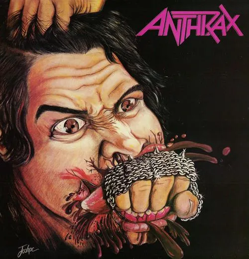 Anthrax - Fistful of Metal Album Cover Artwork
