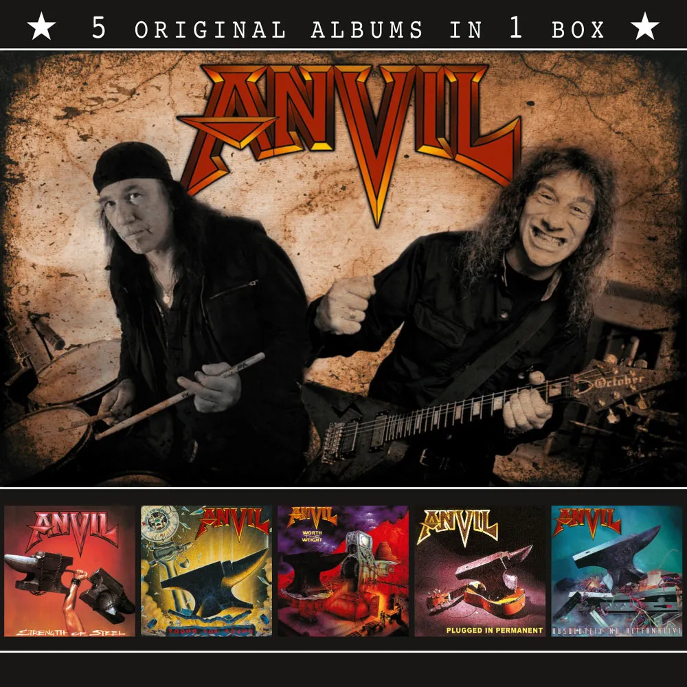 Anvil - 5 Original Albums in 1 Box Album Cover Artwork