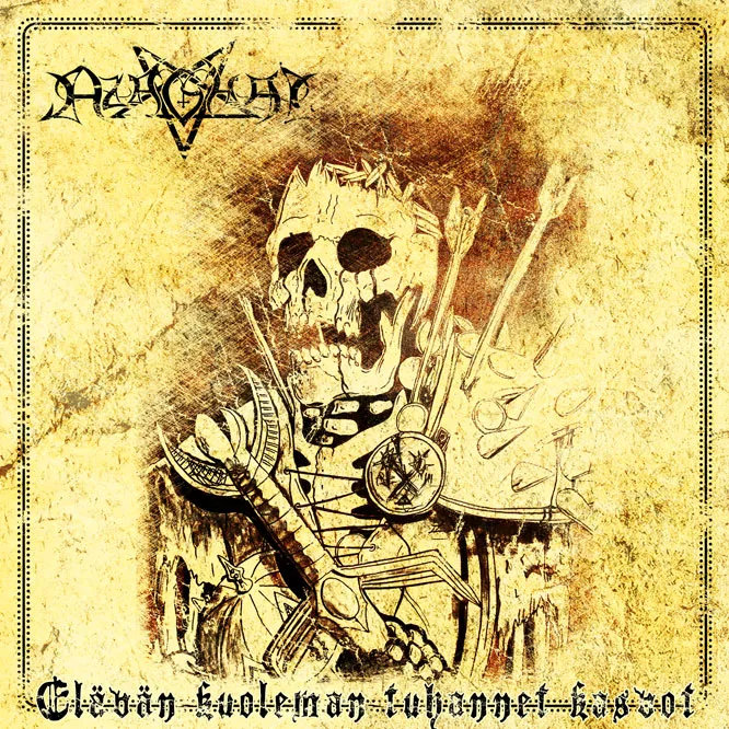 Azaghal - Elävän kuoleman tuhannet kasvot Album Cover