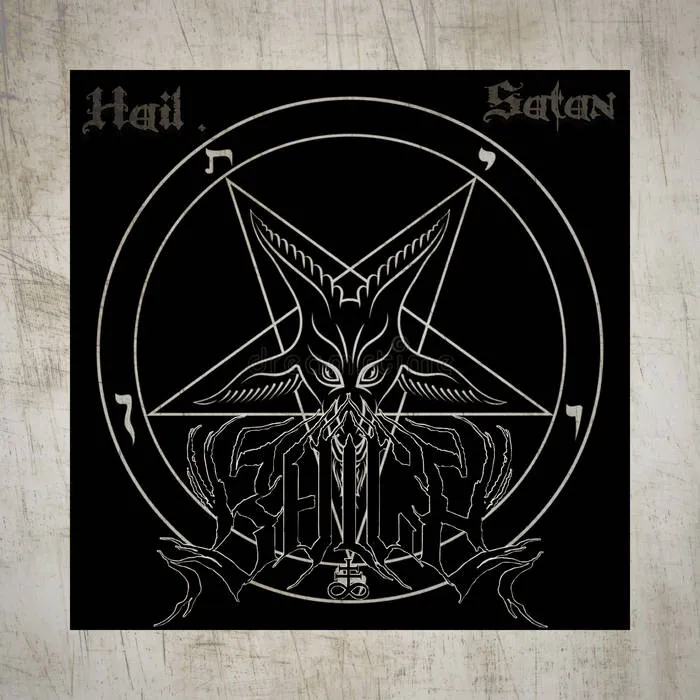 Balch - Hail Satan Album Cover Artwork
