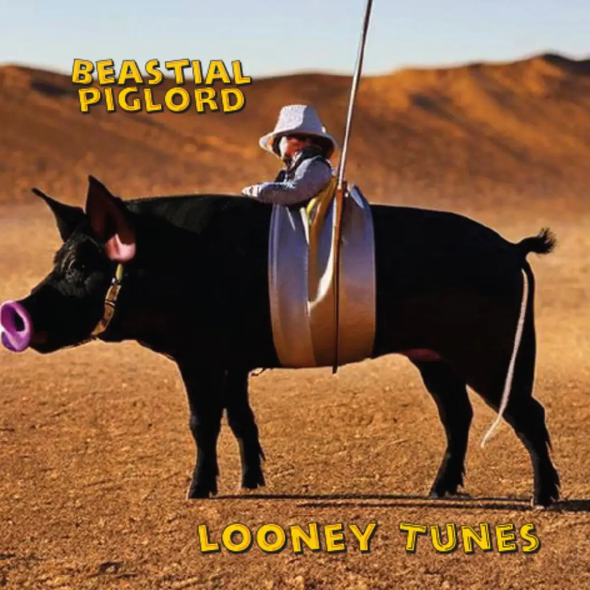 Beastial Piglord - Looney Tunes Album Cover Artwork