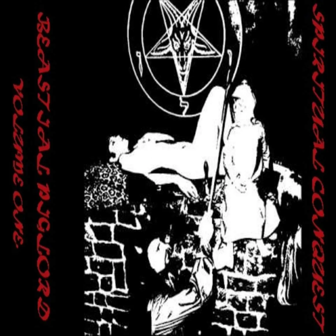Beastial Piglord - Spiritual Conquest Album Cover Artwork