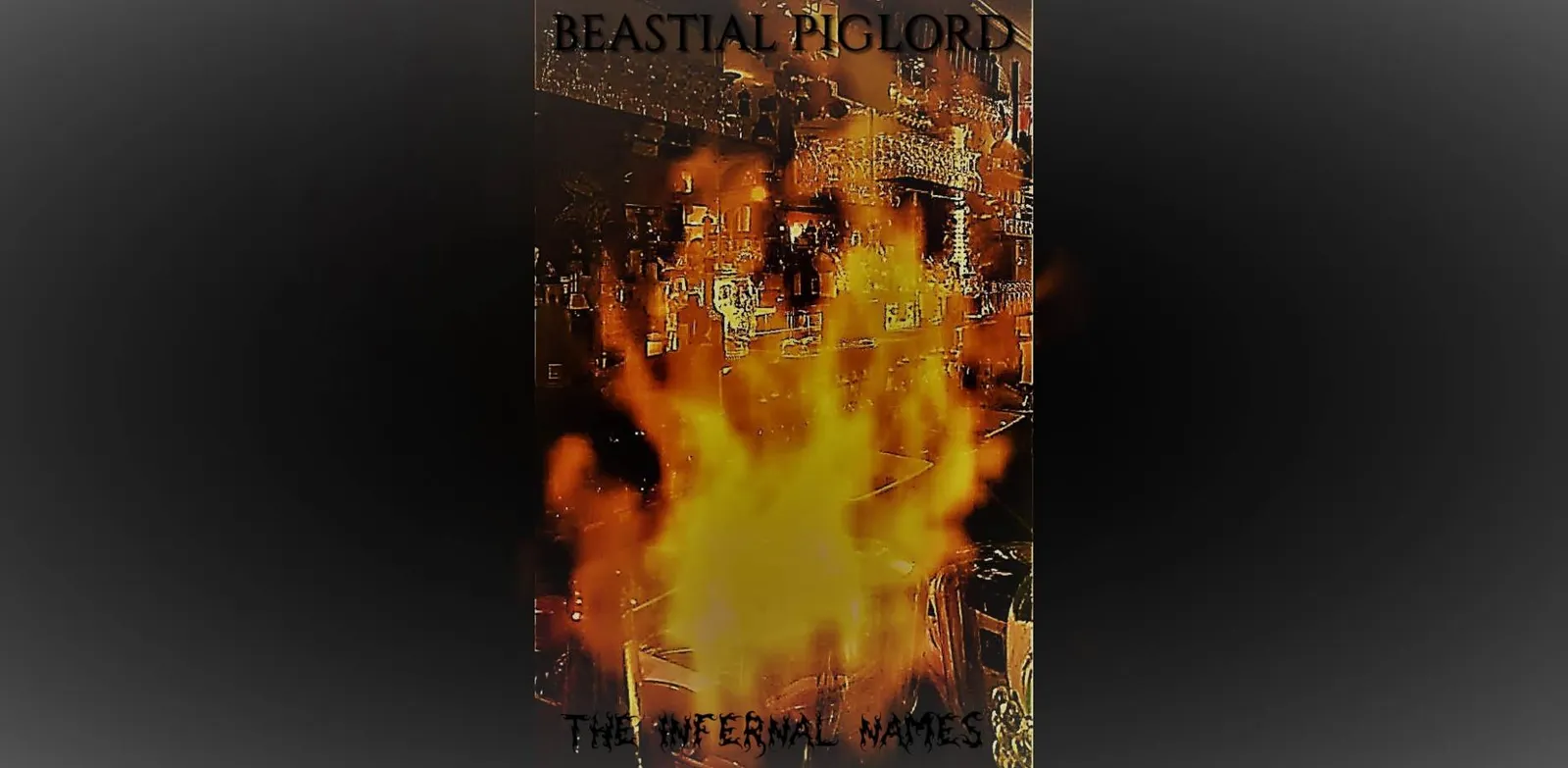 Beastial Piglord - The Infernal Names Album Cover Artwork