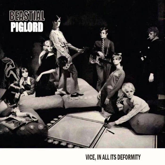 Beastial Piglord - Vice, in All Its Deformity Album Cover