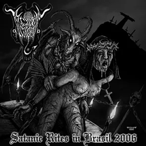 Black Angel - Satanic Rites in Brasil Album Cover Artwork