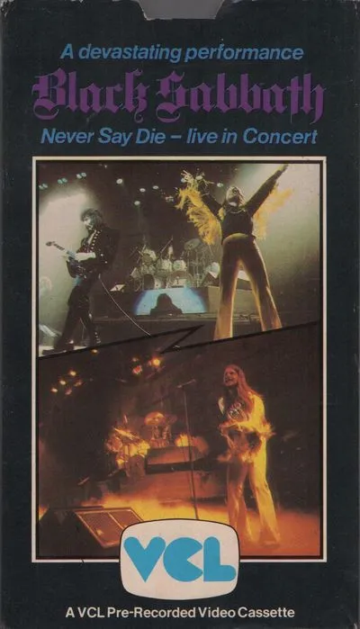 Never Say Die - Live in Concert Album Cover