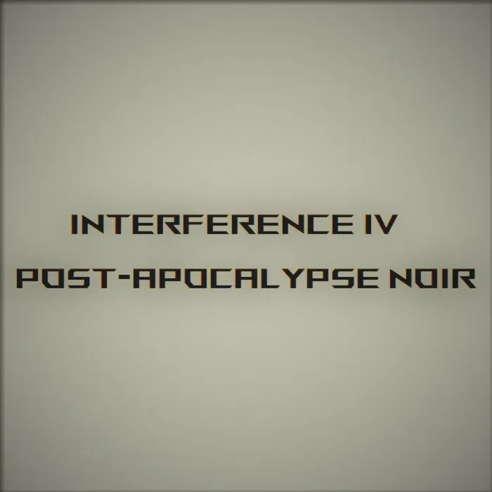 Black Tribe - Interference IV - Post-Apokalypse Noir Album Cover Artwork