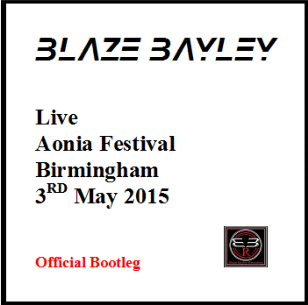 Live - Aonia Festival - Birmingham - 3rd May 2015 Album Cover