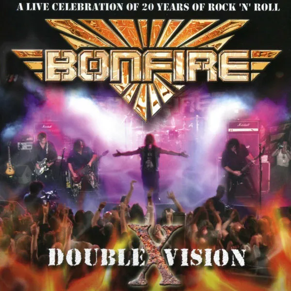 Bonfire - Double X Vision Album Cover Artwork