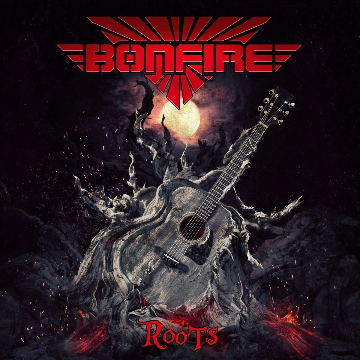 Bonfire - Roots Album Cover Artwork
