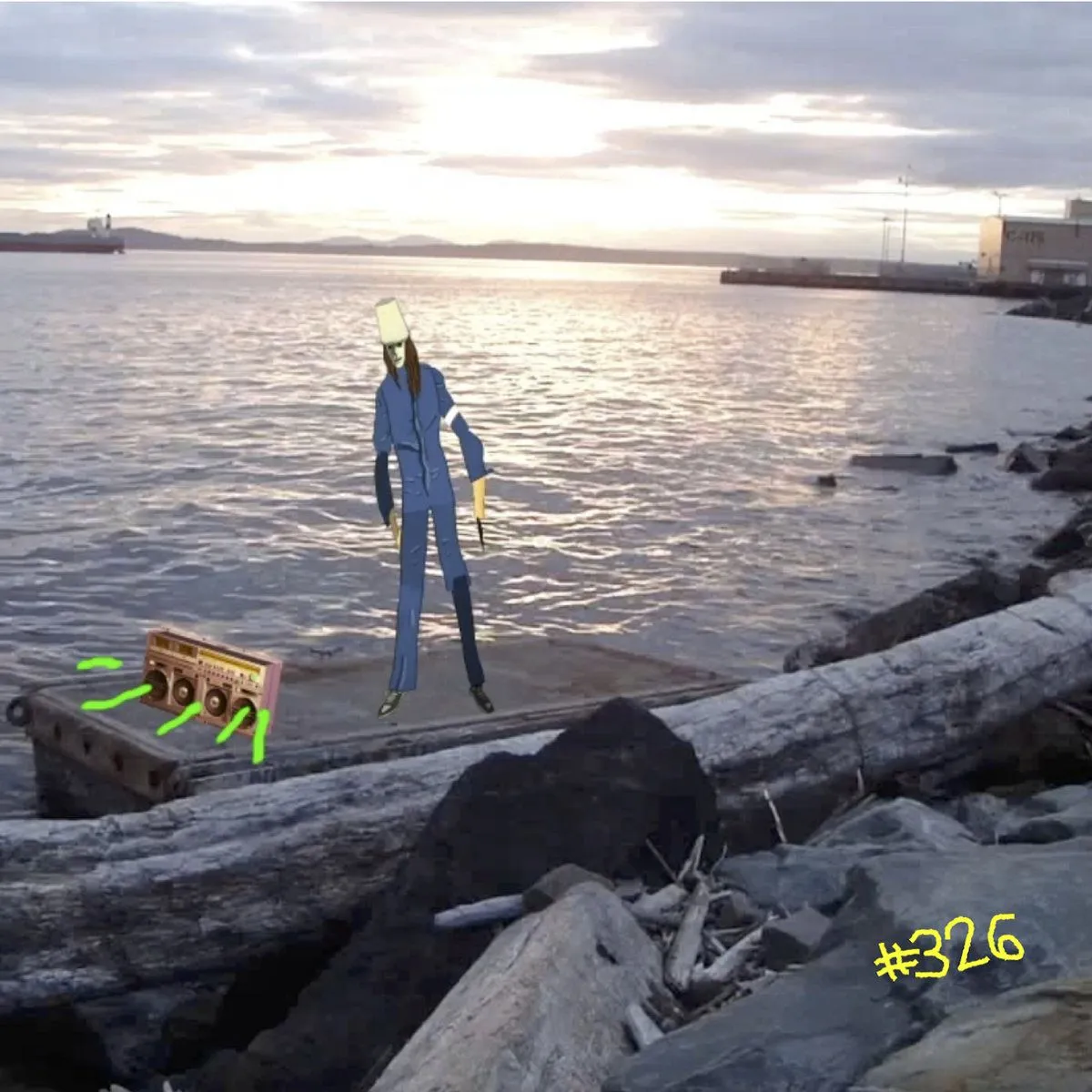 Buckethead - Pike 326 - Live from the Boombox Album Cover Artwork