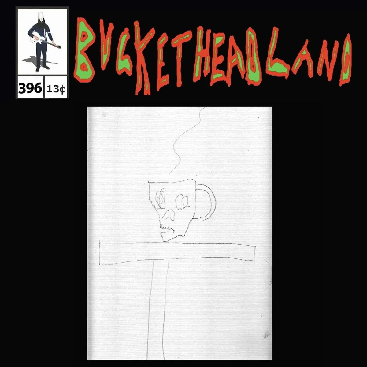 Buckethead - Pike 396 - Live Gruesome Skull Cup Album Cover Artwork