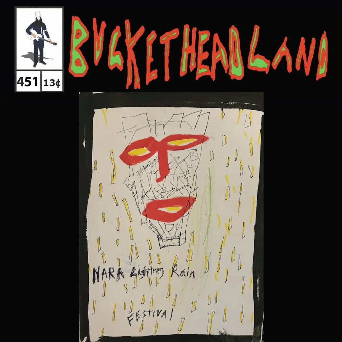 Buckethead - Pike 451 - Live from the Nara Lightning Rain Festival Album Cover Artwork