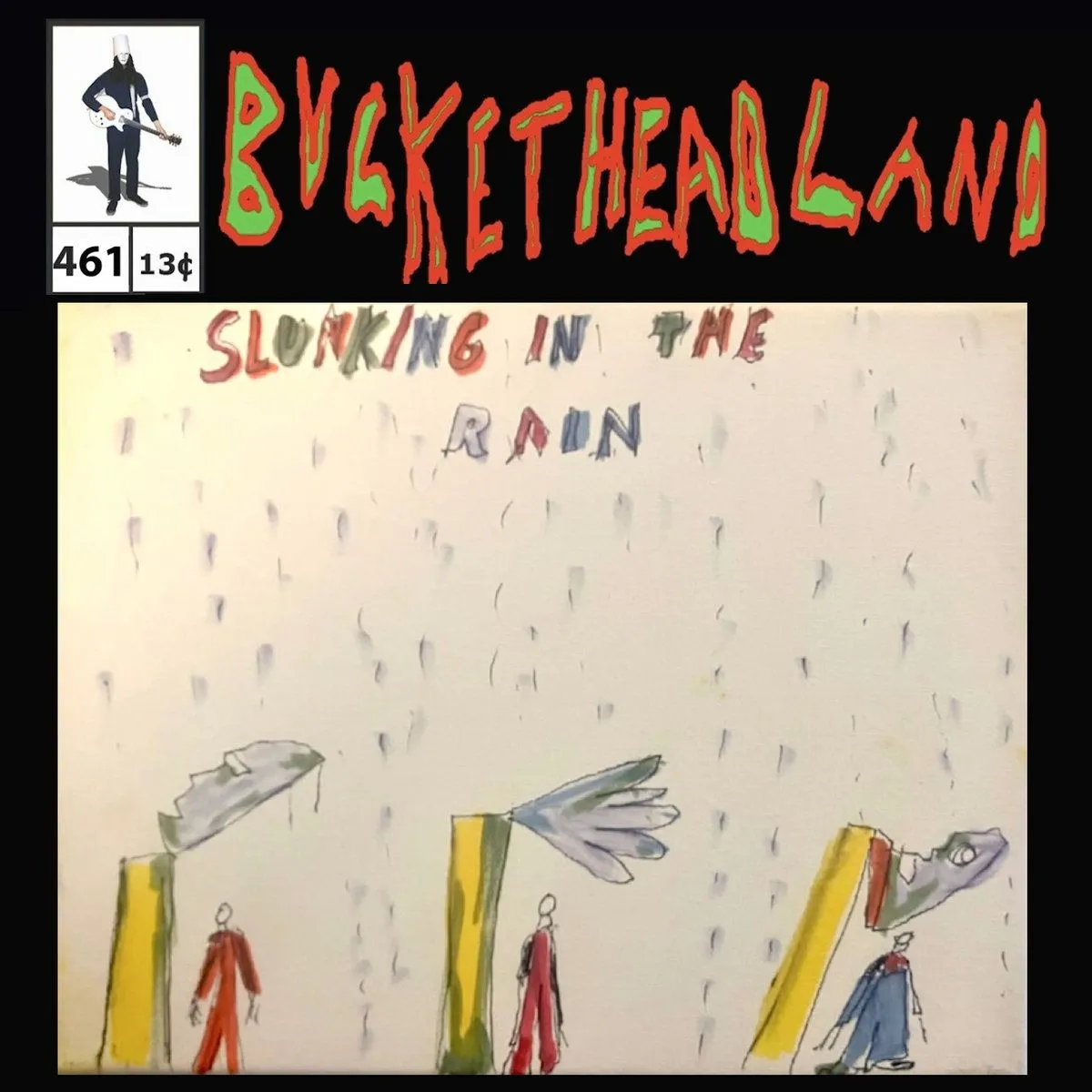 Buckethead - Pike 461 - Live Slunking in the Rain Album Cover Artwork