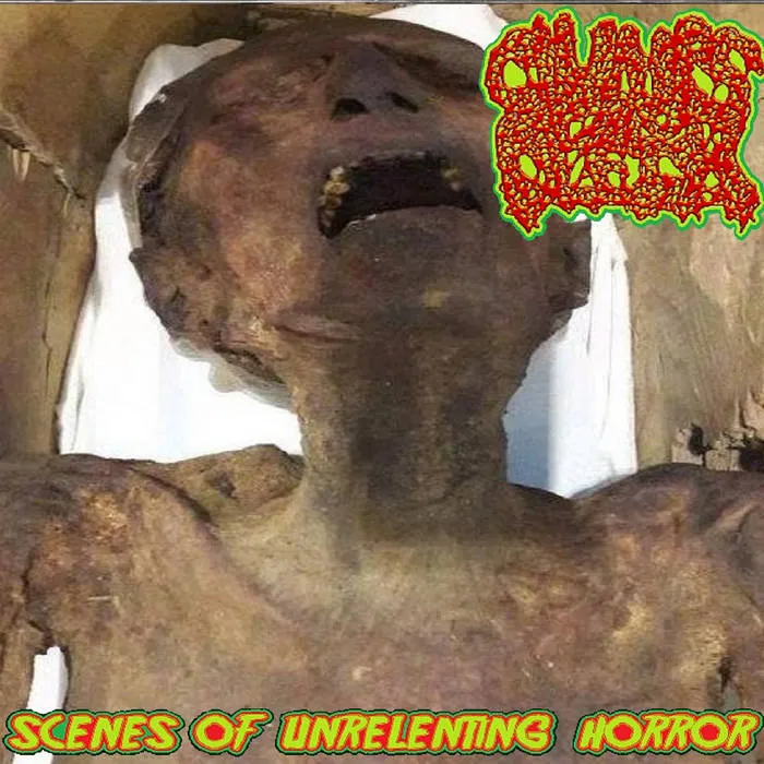 Clumps of Flesh - Scenes of Unrelenting Horror Album Cover Artwork
