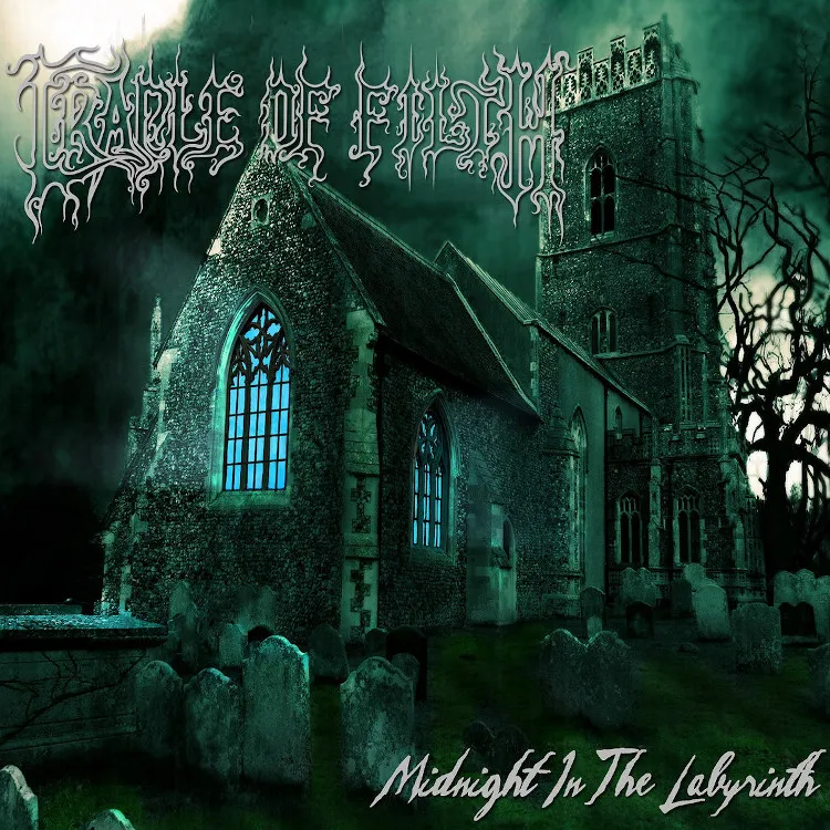 Cradle of Filth - Midnight in the Labyrinth Album Cover Artwork