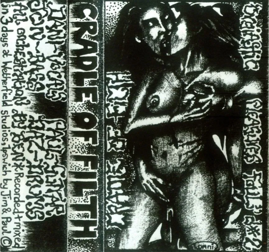 Cradle of Filth - Orgiastic Pleasures Foul Album Cover Artwork