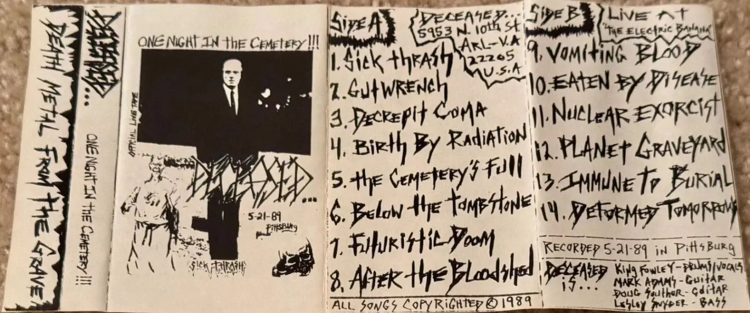 One Night in the Cemetery!!! Album Cover