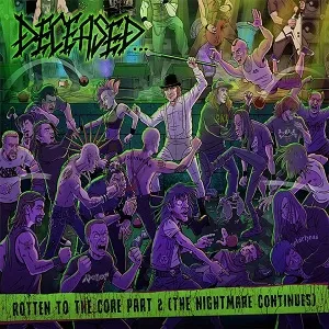 Deceased - Rotten to the Core Part 2 (The Nightmare Continues) Album Cover