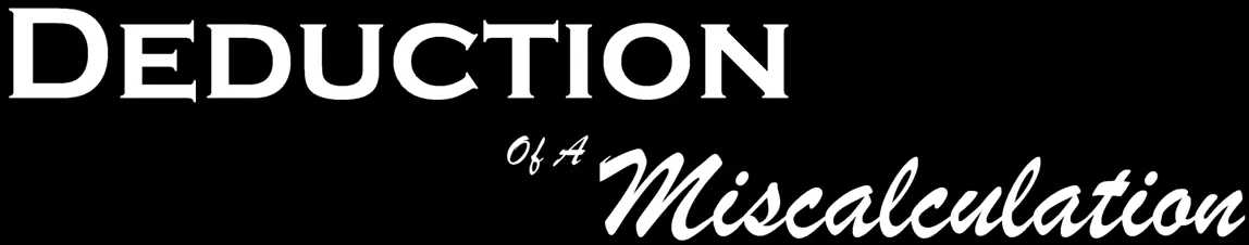 Deduction of a Miscalculation Logo