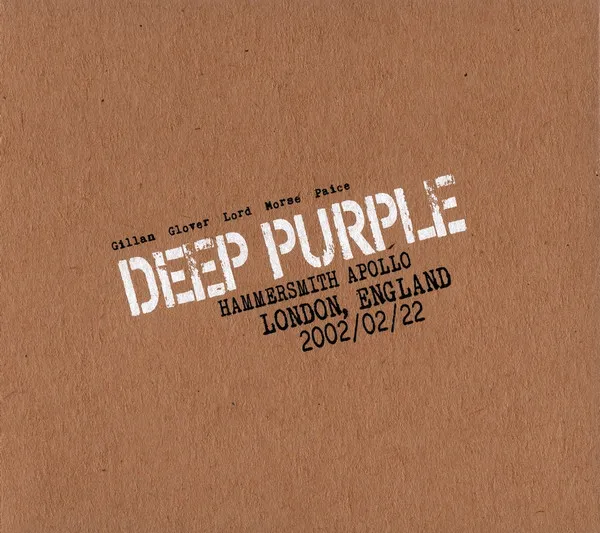 Deep Purple - Live in London 2002 Album Cover