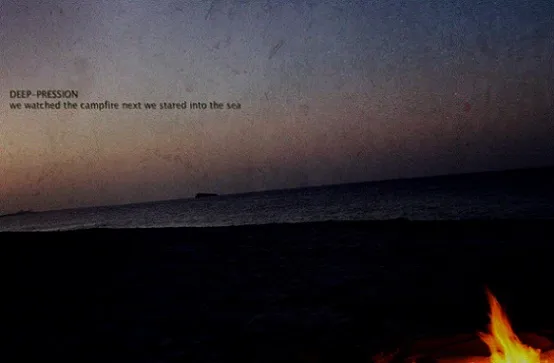 We Watched the Campfire Next We Stared into the Sea Album Cover