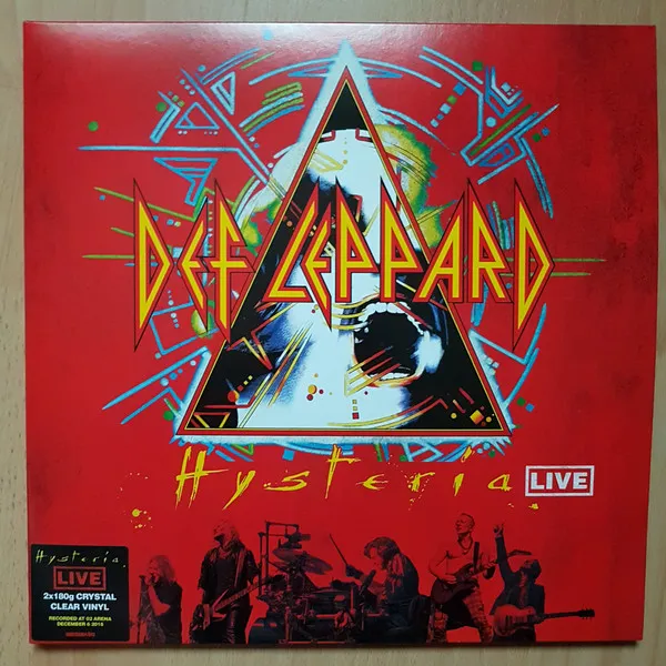 Def Leppard - Hysteria Live Album Cover Artwork
