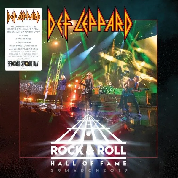 Def Leppard - Rock & Roll Hall of Fame 29 March 2019 Album Cover Artwork