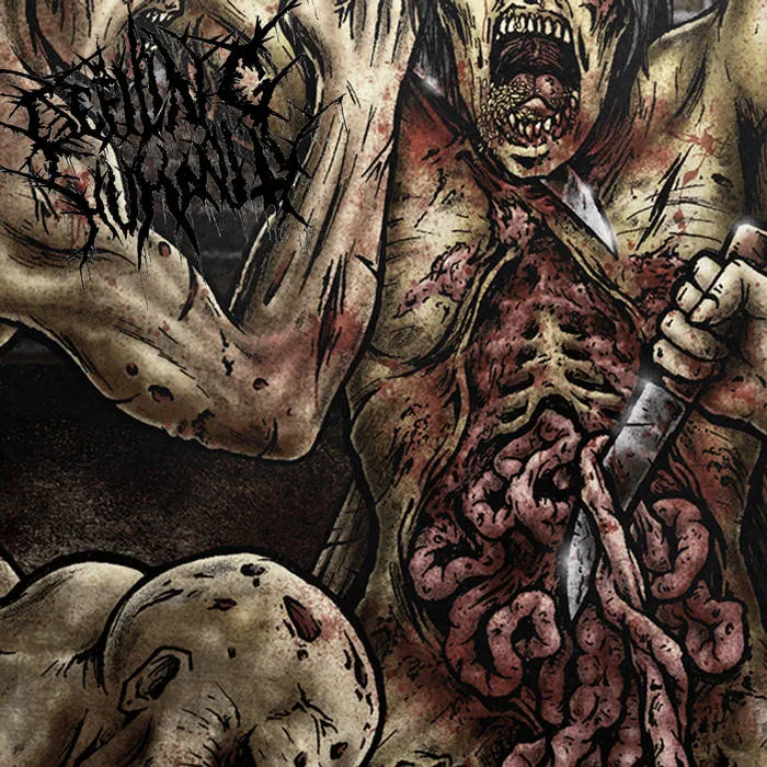 Defiling Humanity - Agonal Shredding of Human Corpses Album Cover