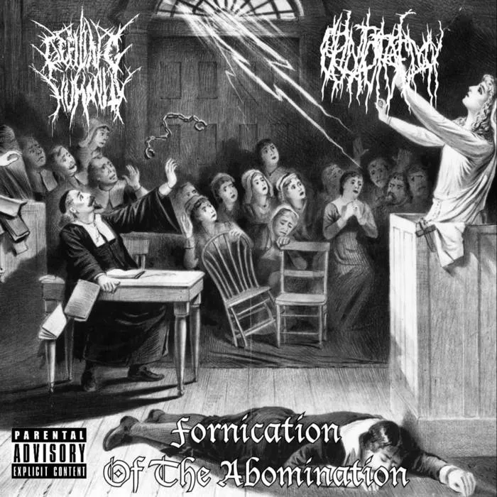 Defiling Humanity - Fornication of the Abomination Album Cover Artwork